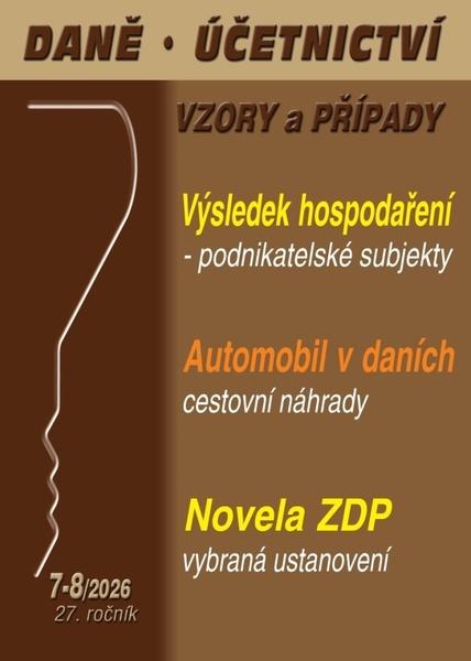 Daně, účetnictví, vzory a přípa 7-8/2026