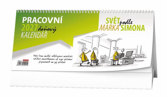 Pracovní daňový kalendář 2027 - stolní kalendář