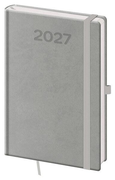 Týdenní diář 2027 A5 Print Pop šedý