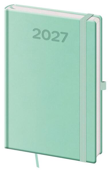 Týdenní diář 2027 A5 Print Pop světle zelený