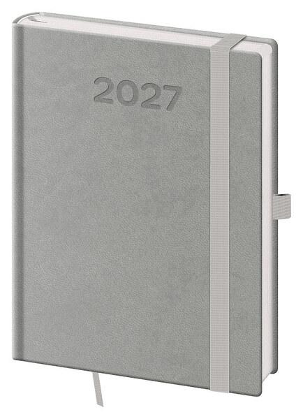 Týdenní diář 2027 B6 Print Pop šedý