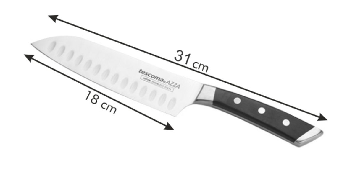 Tescoma Nuz Japonsky Azza Santoku 18 Cm Patro Cz 22 Let S Vami