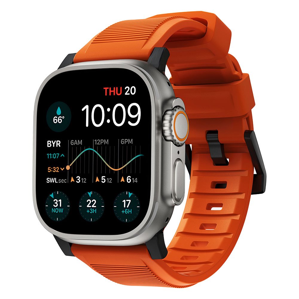 Nomad remienok Rugged Strap pre Apple Watch 44/45/49mm - Ultra Orange ...